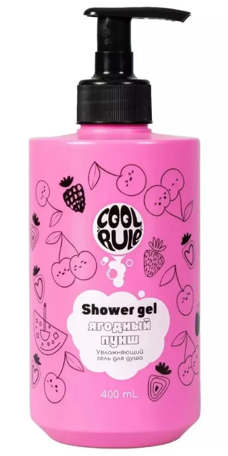 COOL RULE гель д/душа увлажняющий ягодный пунш 400мл