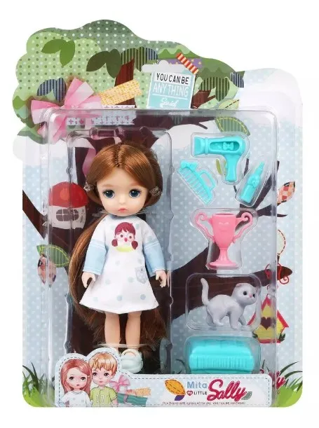 Набор игровой мой питомец: кукла, предм. 6шт, блистер 91087-C
