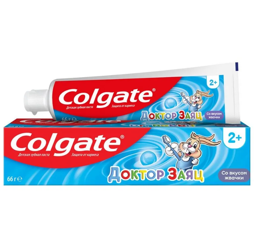 COLGATE паста зубная детская доктор заяц вкус жвачки 50мл FCN89286
