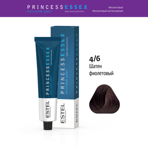 ESTEL PRINCESS ESSEX крем-краска д/волос т.4/6 шатен фиолетовый