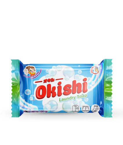 OKISHI мыло хозяйственное 100г