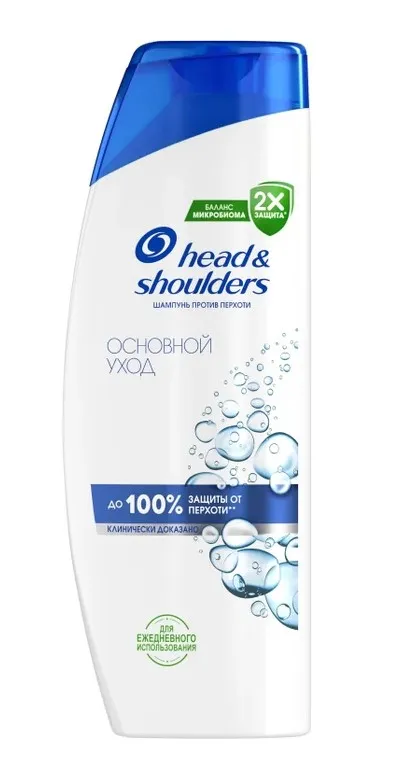 HEAD&SHOULDERS шампунь д/волос основной уход 400мл