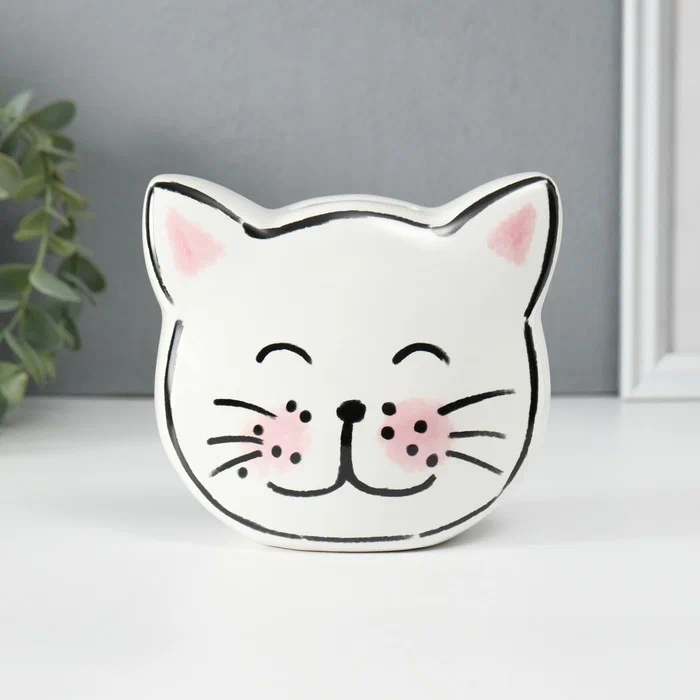 Копилка милая кошечка керамика 8,2*12,7*11,4см 10327651