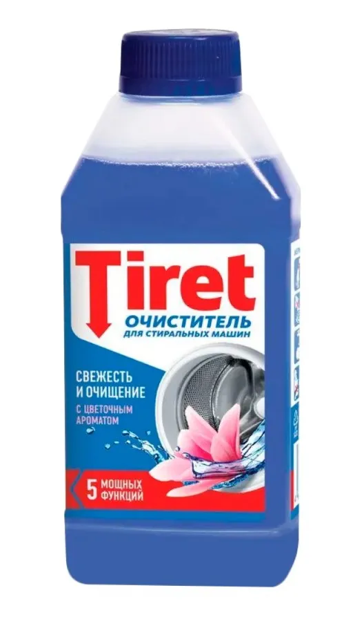 TIRET очиститель д/стир. машин 250мл