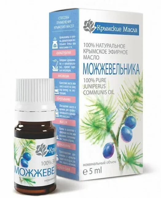 КРЫМСКИЕ МАСЛА масло эфирное можжевельник 5мл