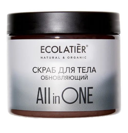 ECOLATIER скраб д/тела обновляющий all in one 420г