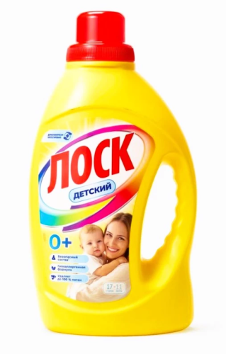 ЛОСК средство д/стирки жидкое детский 1,1л 16ст