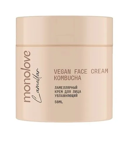 MONOLOVE крем д/лица ламеллярный увлажняющий vegan kombucha 50мл