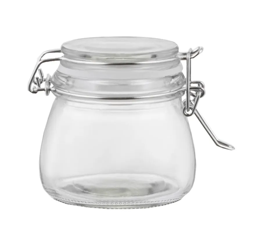 Баночка д/специй с бугельным замком оптима 100мл 9*7,2*7,5см 4004546