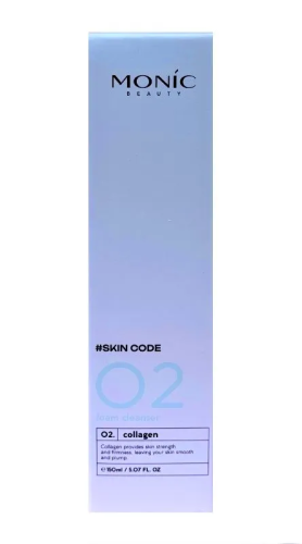 MONIC BEAUTY Skin Code 02 пенка д/лица очищающая коллаген 150мл