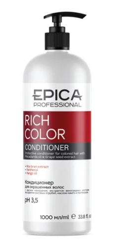 EPICA Professional Rich Color кондиционер д/окрашенных волос макадамия и виноградные косточки 1000м