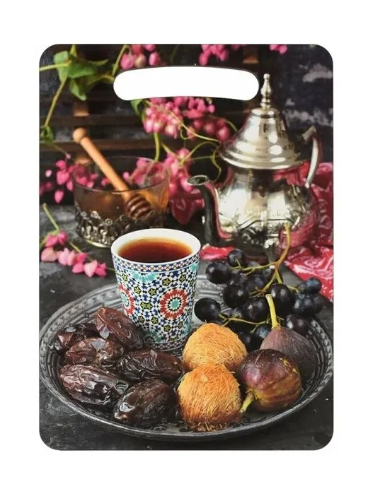 MARMITON доска разделочная деревянная восточные сладости 29*21*0,6см