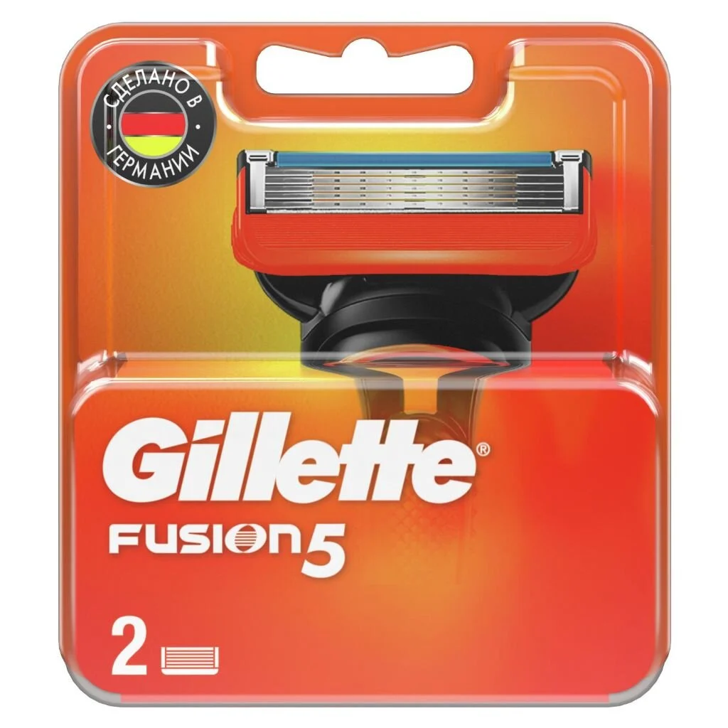 GILLETTE Fusion кассеты сменные д/бритья муж. 2шт 842/113/090