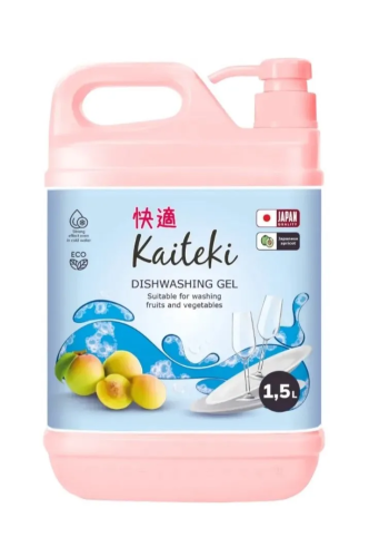 KAITEKI средство д/мытья посуды японский абрикос  1,5л