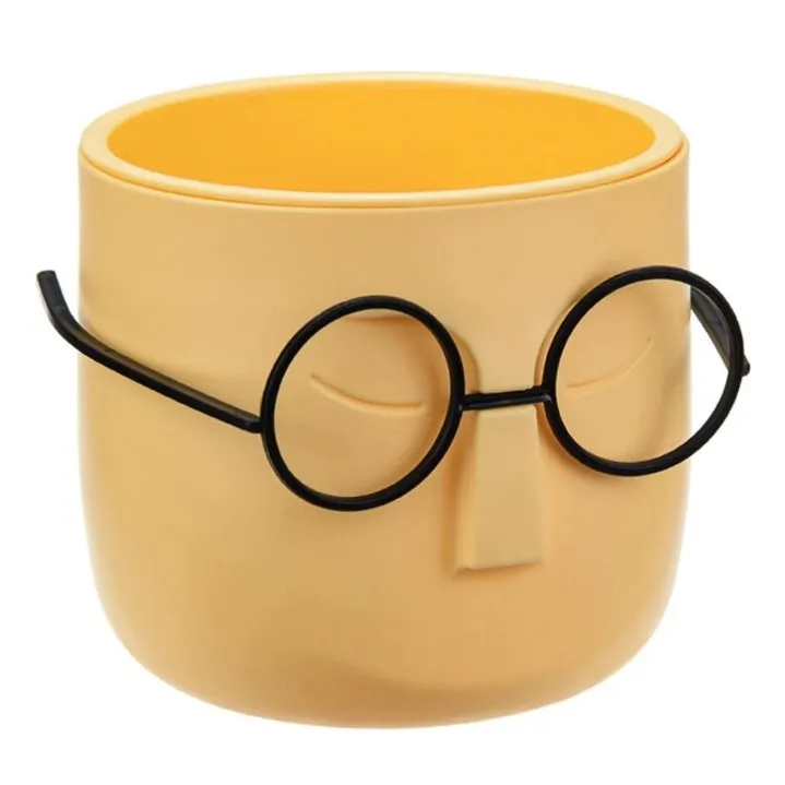 Кашпо стив цв.банановый 650мл М3079/8