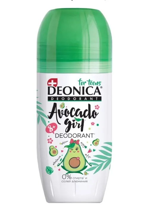 DEONICA FOR TEENS антиперспирант avocado gir 50мл ролл
