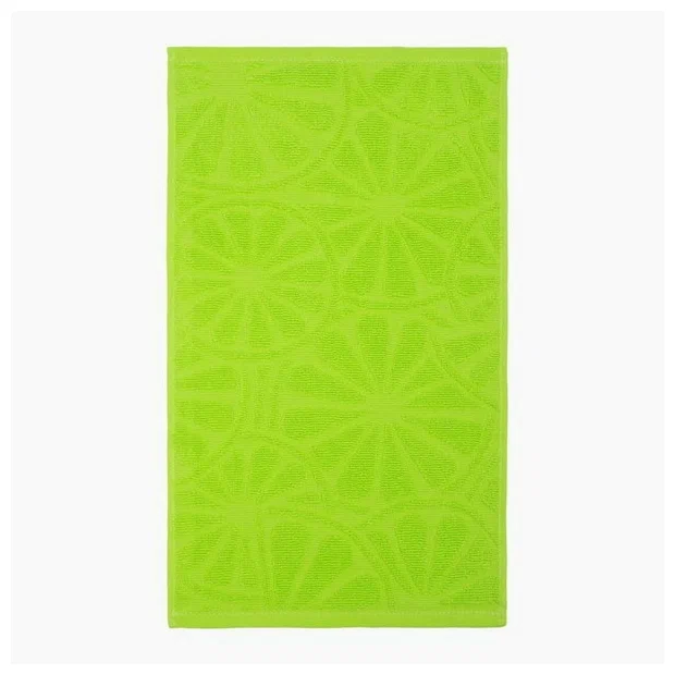 BARKAS-TEKS полотенце махровое апельсины цв.салатовый 30*50см