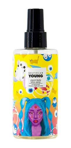 SELFIELAB YOUNG лосьон-спрей д/тела витаминный D-пантенол 200мл
