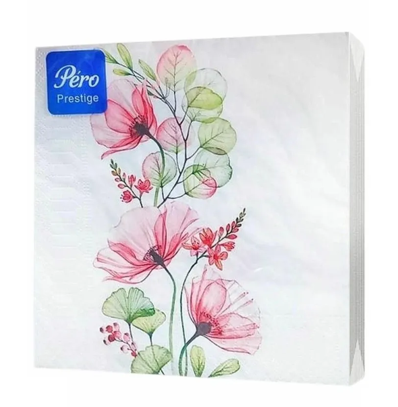 PERO Prestige салфетки столовые комплимент 3сл. 33*33см 20шт