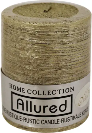 NATA M свеча стиль золото металлик 6,2*7,5см 195г