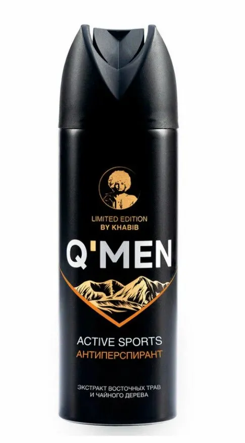Q'MEN антиперспирант муж. active sports 200мл