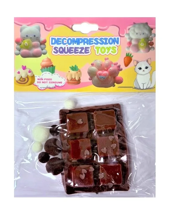 Игрушка-антистресс шоколадка JD3709