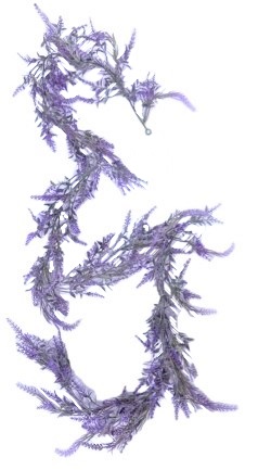 Декоративная гирлянда Лаванда 108см EJ25510