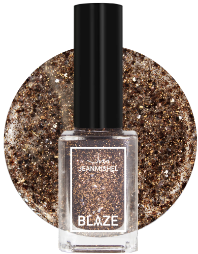 JEANMISHEL лак д/ногтей с блестками blaze тон 407 12мл