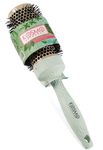 KOSMOSHTUCHKI термобрашинг д/волос био зеленая 4,4см