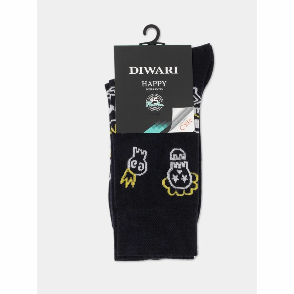 DIWARI носки мужские happy 17С-151СП 165 т.синий р.27