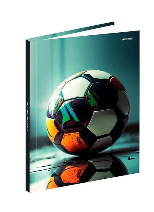 Бизнес-блокнот А5 160л футбольный мяч-10 Б160-9577