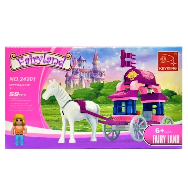 Конструктор страна чудес карета 57 деталей 576091
