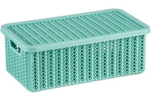 ВЯЗАНИЕ коробка 3л цв.фисташковый М2369/12