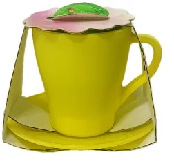 ДЕКОСТЕК чайная пара апрель цв.желтый 2649-Н7