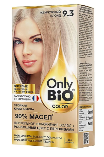 ONLY BIO COLOR крем-краска д/волос стойкая т.9.3 жемчужный блонд