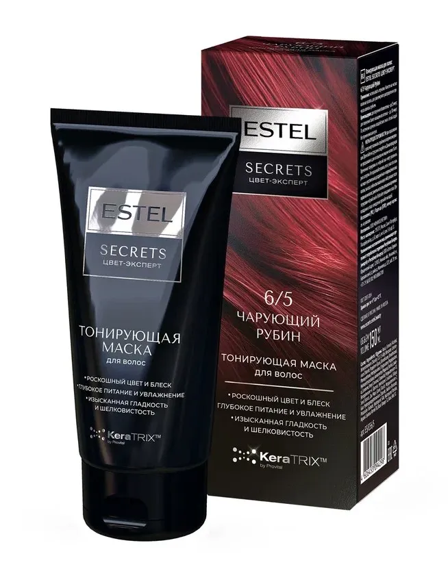 ESTEL Secrets Цвет-Эксперт маска тонирующая д/волос 6/5 чарующий рубин 150мл