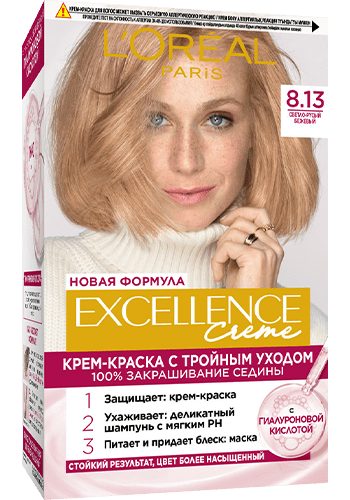 LOREAL EXCELLENCE краска д/волос т.8.13 св.русый бежевый