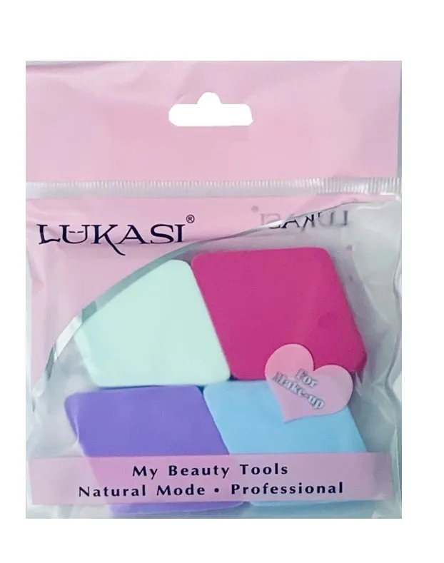 Набор спонжей для нанесения макияжа 4шт Ромбы EL231106090