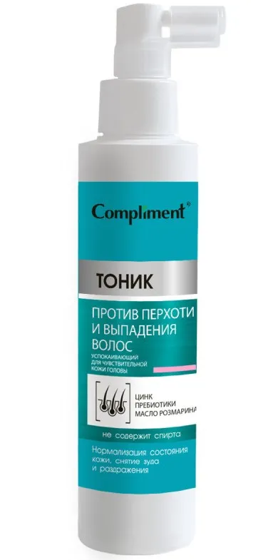 COMPLIMENT тоник успокаивающий против перхоти и выпадения волос 150мл
