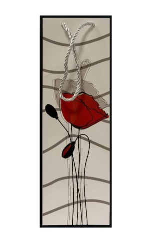 Пакет д/бутылки 12*36*8см Маки EL231107615