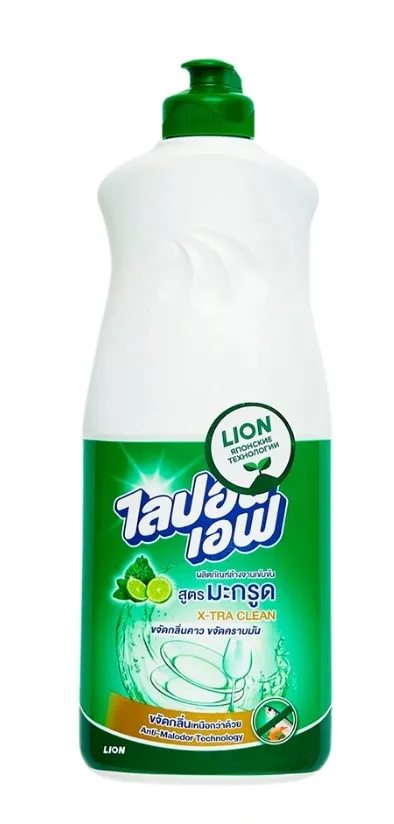 LION средство д/мытья посуды lipon бергамот и лайм чай пуш-пул 750мл