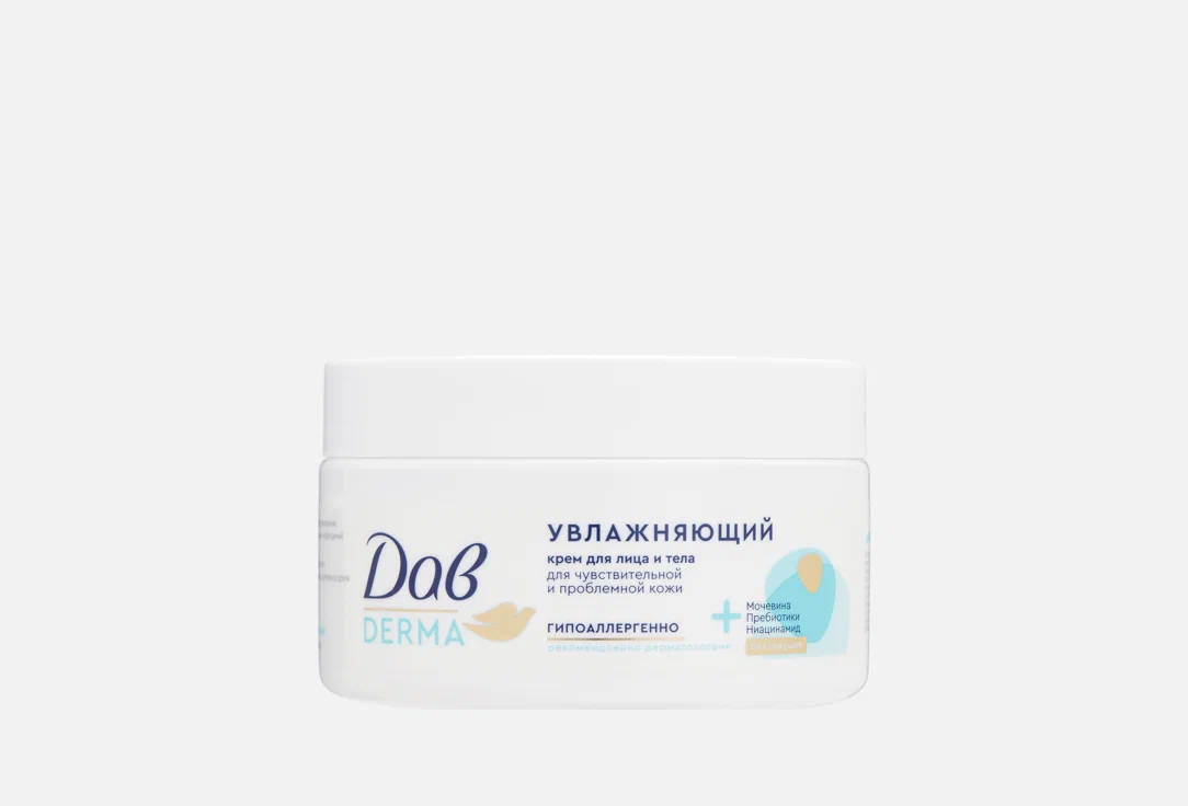 DOVE крем д/лица и тела увлажняющий 285мл