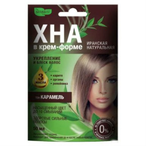NATURALIST хна д/волос в крем-форме т.карамель 50мл