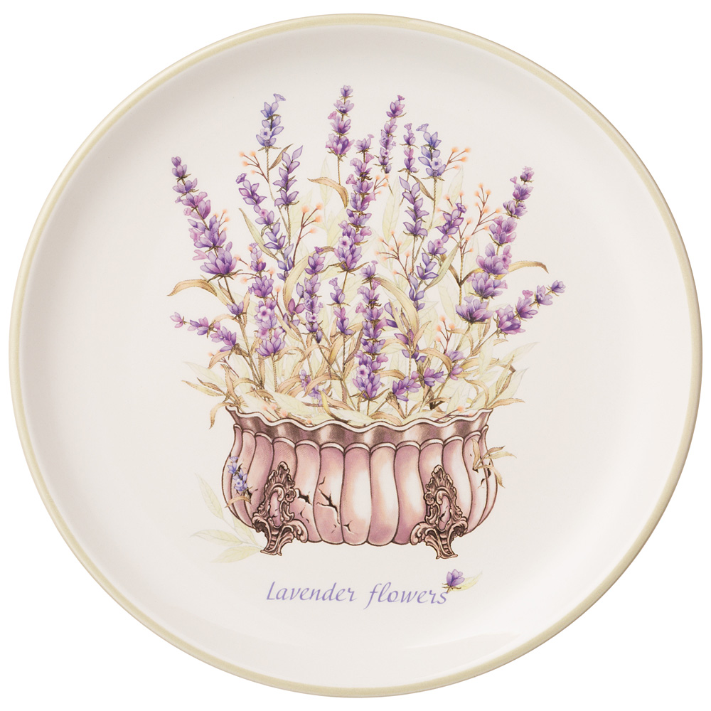 AGNESS Душа прованса тарелка 21*21см 358-2041