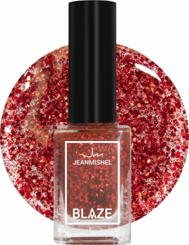JEANMISHEL лак д/ногтей с блестками blaze тон 402 12мл