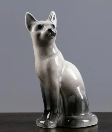 Статуэтка фарфоровая кошка тайка сиам 10см 3275862