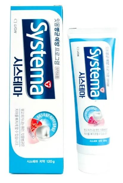 CJ LION паста зубная dentor systema ледяная мята 120г