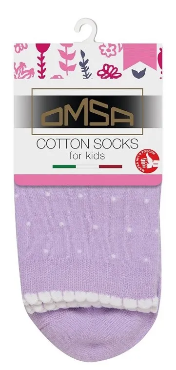 OMSA носки детские в горошек 22P31 lilla р.27-30