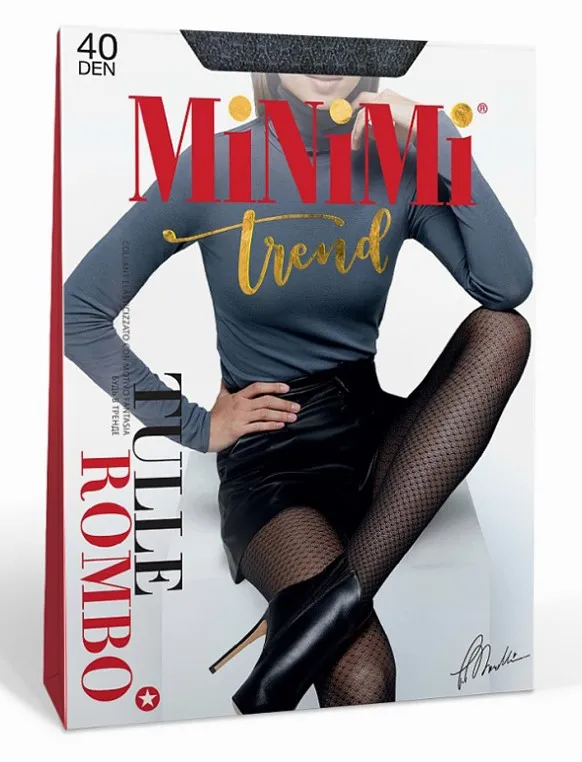 MINIMI колготки женские tulle rombo 40 дайно р.3