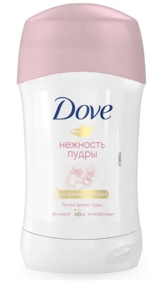 DOVE антиперспирант жен. нежность пудры 40мл стик